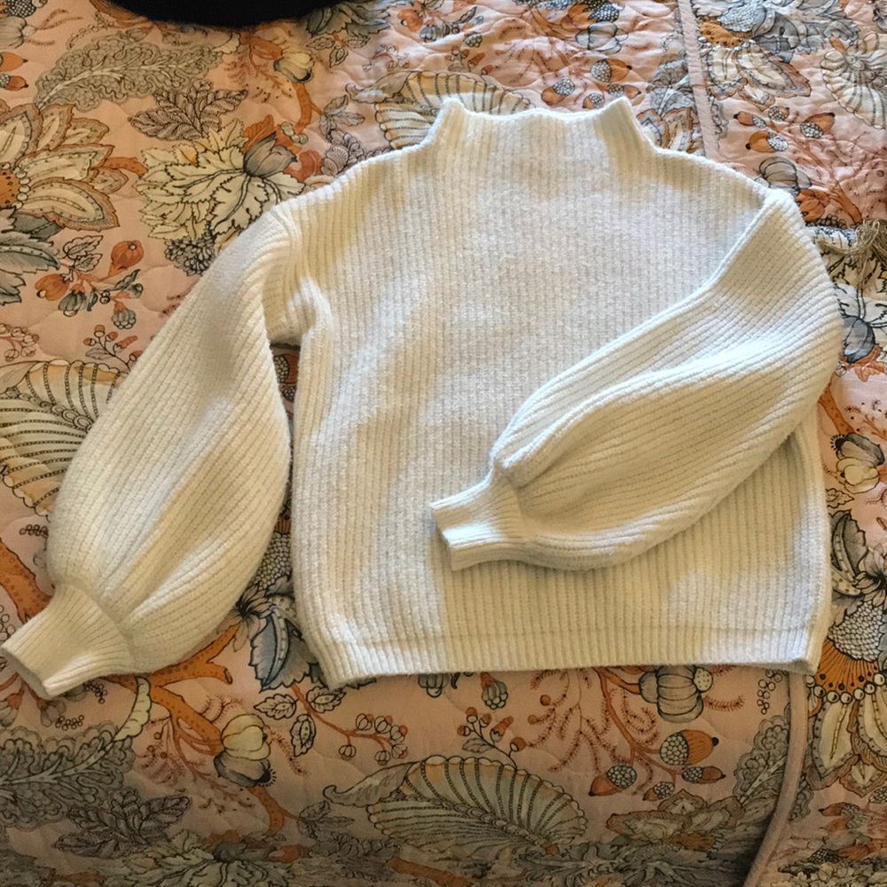 Mock neck sweater
